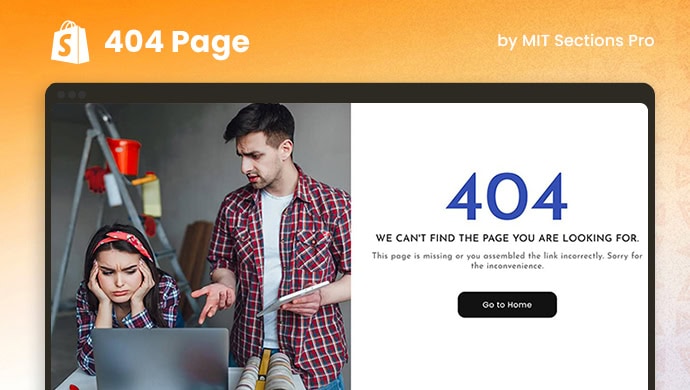 Shopify 404 Section Section