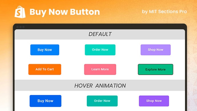 Shopify Buy Now Button Section