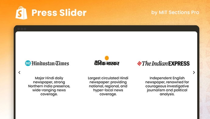 Trust Badges Slider