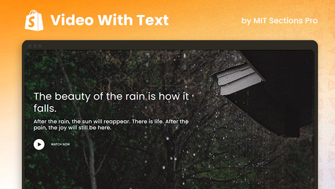 Video with Text