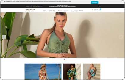 Hip n chick store homepage