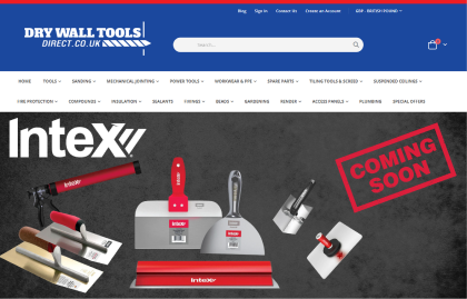 drywalltoolsdirect.co.uk store homepage
