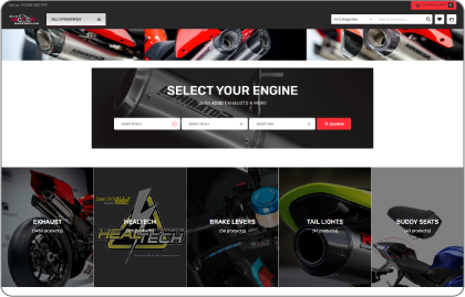 Alle Motor Onderdelen Store homepage