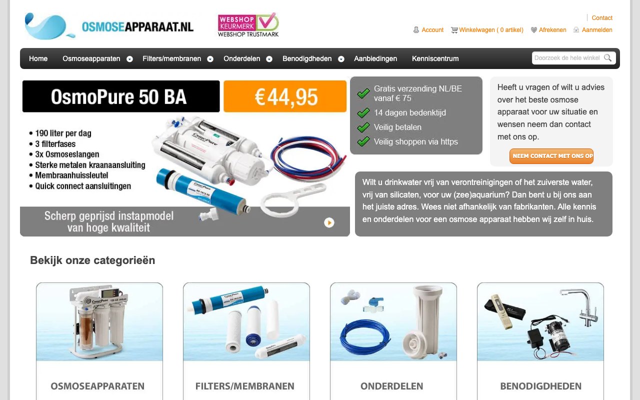 Osmoseapparaat NL
