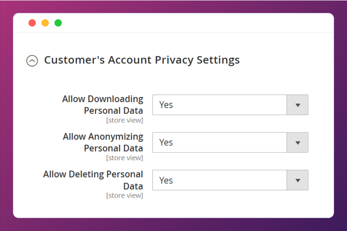 Protect customer data in Magento 2 using the GDPR extension