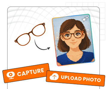 product virtual try-on options, wether upload image or capture from camera